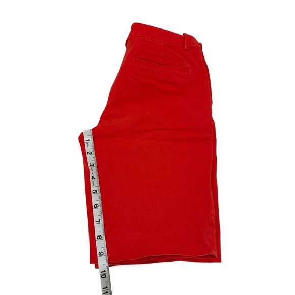 Lauren Ralph Lauren Womens Red Twill Shorts Size 2P - Picture 8 of 12